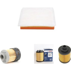 Resim Bosch Filtre Bakım Seti Opel Astra H 1.3 Cdtı L48 Dizel 04-2009 Hava + Yağ + Yakıt Filtre 