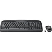 Resim Logitech MK320 Ingilizce Q Multimedia 2.4ghz Kablosuz Klavye + Mouse Set 
