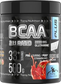 Resim Torq Nutrition Bcaa+ 500 Gr Bcaa + L-glutamine Çilek Aromalı 