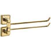 Resim Çelik Banyo Kumru Döner Havluluk Altın Renkli Altın 