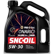 Resim Snc Oil 100.000 + Bakım Pro-S Plus Onarıcı 5W-30 Sentetik Motor Yağı 4 L 