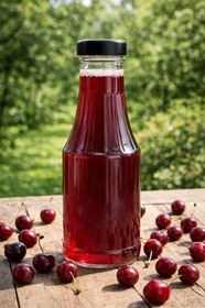 Resim Afracam 500 ml Şeffaf Sütun Cam Şişe Meşrubat, Meyve Suyu, Süt, Ayran, Su, Limonata Şişesi 500 cc Siyah Derin Metal Kapaklı Şişe 2 Adet 