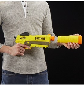 Resim Nerf Fortnite Silahı Nerf Tabanca Çekmeli Nerf Fortnite Silahı 