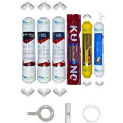 Resim Pemax Water Solutions Kapalı Kasa Su Arıtma Cihazlarına Ecomax 6'lı Orijinal LG Kuno Mebran Mineral-Tatlandırıcı 