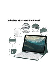 Resim Apple Uyumlu iPad Pro 11inç M4 2024 Kılıf Kablosuz Klavyeli Kılıf Mobax A2836 A2837 A3006 Kılıf 