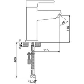 Resim Newarc Premium 832521 Lavabo Bataryası 