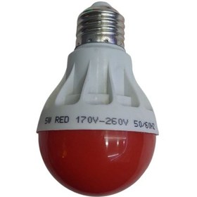 Resim 5w Kırmızı Led Ampul 170v-260v 50/60 Hz 