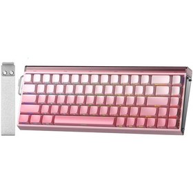 Resim Aula Hero 68 He Manyetik Klavye Rapid Trigger Black King Switch 8000hz Rgb Neon Tkl Hot Swap Oyuncu Klavyesi Pembe 