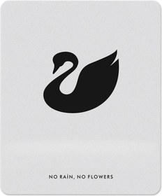 Resim Gri No Rain, No Flowers Bilek Destekli Dikdörtgen Mouse Pad Mouse Altlık Mousepad 