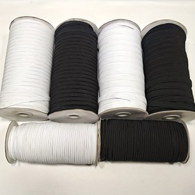 Resim 5 Yard HANGBANG Elastik Bant, 0.3/0.6/1.0cm Genişlik, Siyah & Beyaz Dikiş ve El Sanatları için Esnek Kurdele, Giyim Aksesuarları, HANGBANG 