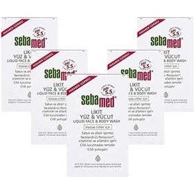 Resim Sebamed Likid Yüz & Vücut Temizleyici Jel 5 x 20 ML 