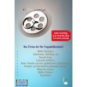 Resim Çaydanlık Içi Çay Süzgeci 5'li 