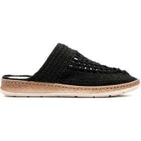 Resim Terlik Kadın Bbs Jmy John May Knitwear Slippers Black Siyah 