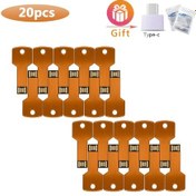 Resim 20 Adet Usb Flash Sürücü Flash Kalem Sürücü 128mb 256mb 1gb 4gb 8gb 16gb 32gb Yellow Usb 2.0 2gb Diğer 