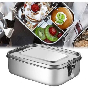 Resim Xhang 1 Adet 1000 ml Paslanmaz Çelik Öğle Yemeği Konteyner Bento Gıda Konteyner Snack Gıda Saklama Kabı Sızdırmaz Akşam Yemeği Öğle Yemeği Kutusu | Öğle Yemeği Kutuları (Yurt Dışından) 