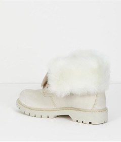 Resim Caterpillar Utah Fur Beige Nubuk Kadın Bot Siyah 