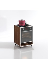 Resim Kenzlife ankastre modülü kabini malik ejder cvz fırın ocak dolabı kapaklı ayarlı ayaklı 