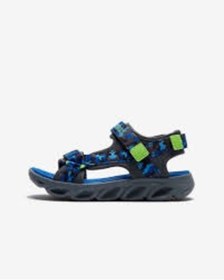 Resim Skechers Hypno - Splash Büyük Erkek Çocuk Mavi Işıklı Sandalet 400077L Bllm Mavi 