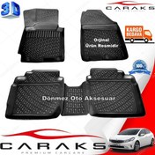 Resim Kia Cerato 3D Paspas Havuzlu Siyah 2016 Sonrası 4 Prç. Caraks 