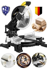 Resim Lieber German Maxstar Serii 1500 Watt Bakır Sargılı 255 mm 90° Açılı Gönye Ahşap Kesme Makinesi 