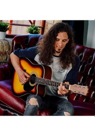 Resim Maxword Mcg-750sb Yüksek Kaliteli Ağaç Ekolayzerli Elektro Akustik Gitar Full Set 