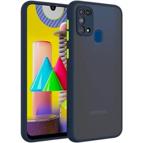 Resim Ally Mobile Sm Galaxy A21s (sm-a217) Kamera Korumalı Premium Silikon Kılıf Lacivert 