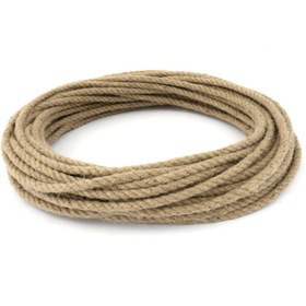 Resim Ars 6 Mm 20 Metre Jüt Halat Kendir Urgan - Dekoratif Halat 