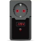 Resim LTG Nova Zaman Ayarlı Tekli Tekli Duvar Priz Akım Korumalı 10A 2500 Watt 