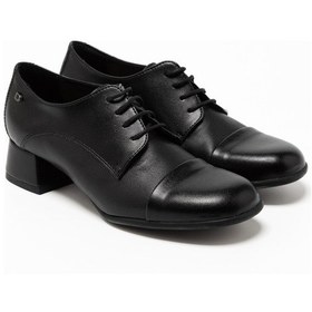 Resim Nappa Pelle Nero Oxford Klasik Kadın 1n5788dm Donna Serena 5788dm Nap Pel Ner/lız Ner Siyah 