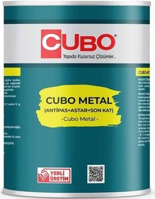 Resim Cubo Metal Pas Boyası Siyah 0,75 Litre 