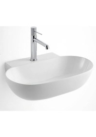 Resim Lena - Tezgah Üstü Porselen Lavabo - E-4012 Beyaz 