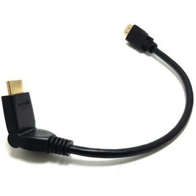 Resim Electroon 30Cm Hdmi Kablo 90Derece Hareketli 