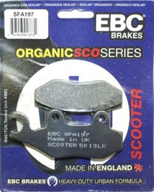 Resim Honda Cbf 150 Ön Fren Balatası Ebc Sfa197 Balata Honda CBF 150 ön fren balatası EBC SFA197 organik balata