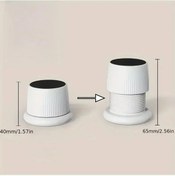 Resim Fochsia 2 Adet Ayarlanabilir Başlık Kaymaz Pedi Beyaz Yatak Sabitleyici Duvar Mobilya Stabilizörü 