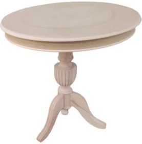 Resim Bengi Ticaret Fiskos Baba Ayak Model Parlak Ihlamur Ağacı Ayak Ham Mdf Tabla El Yapım 