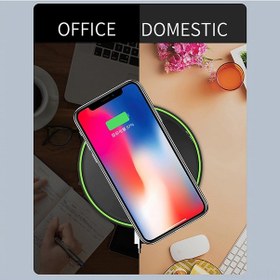 Resim Yifomall Hızlı Şarjlı Kablosuz Şarj Cihazı - İphone/samsung Uyumlu, 10w Hızlı Şarj, Taşınabilir Tasarım 