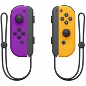 Resim Nintendo Switch Joy-Con Controller Mor Turuncu 2'li 
