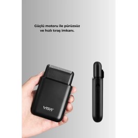 Resim Aylina Mey Ithalat® Ultra Ince Elektrikli Tıraş Makinesi | USB Şarjlı ve Su Geçirmez 