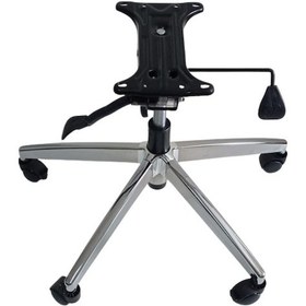 Resim Kamusalmarket Oyuncu Koltuğu Ayağı Çift Kol Mekanizma Siyah Pistonlu 150 Kg 