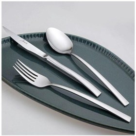 Resim Jumbo Evora 84 Parça 12 Kişilik Çatal Kaşık Bıçak Takımı Çelik 