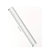 Resim Hightower 1 Adet Esnek Şeffaf Plastik Cetvel İnç Ve Metrik Ölçüm Aleti 