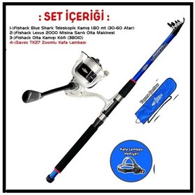 Resim Fishack 3.00mt/30-60gr L - Kıyı Olta Seti 