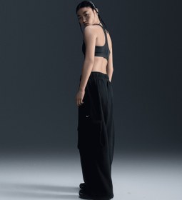 Resim Nike Sportswear Low-Rise Oversized French Terry Open-Hem Pants 