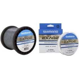 Resim Shimano Exage 1000m 0.505mm Steel Grey Monoflament Misina - Standart 