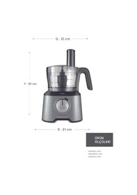 Resim Karaca Mastermaid Power 10 in1 2000 W Mutfak Robotu 