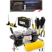 Resim Staxx Power 12VHK Çift Pistonlu 12 V 150 Psi Metal Hava Kompresörü 