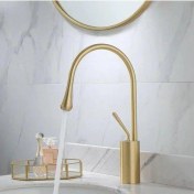 Resim Prima Altın Minimal Mid Lavabo Bataryası 