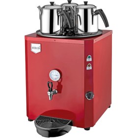 Resim Remta Jumbo Çay Makinesi 40 Litre 3 Demlik Dahil Şamandıralı (şebeke) Kırmızı 