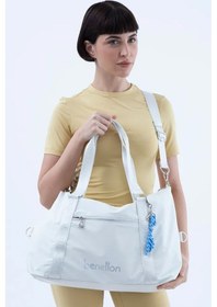 Resim United Colors Of Benetton Beyaz Çanta Bnt1575-0002 Siyah 