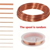 Resim 0.04mm-1.3mm Bakır Lake Teli Kablo Bakır Tel Manyetik Tel Lake Bakır Sarım Tel Bobin Bakır Tel 